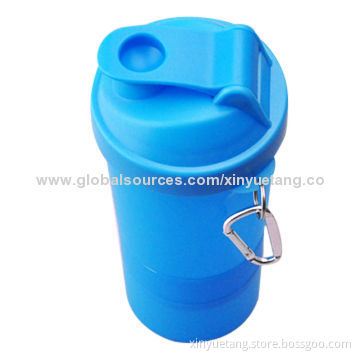 500mL High-quality Shaker Protein Water Bottle with Plastic Mixer Ball, Plastic Spray Bottle